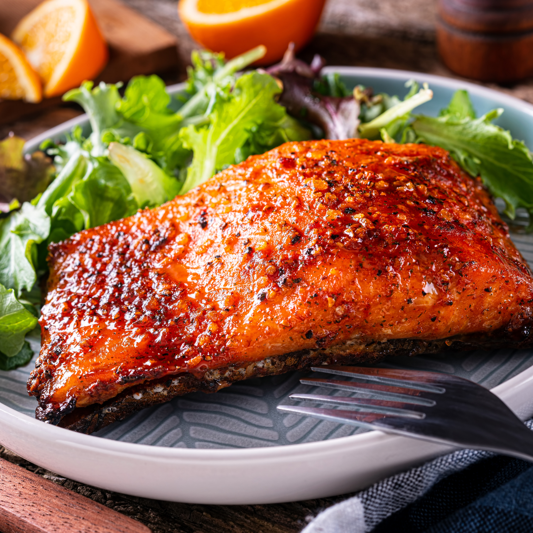 Black Bean Glazed Salmon