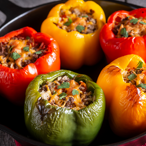 Black Bean Stuffed Bell Peppers