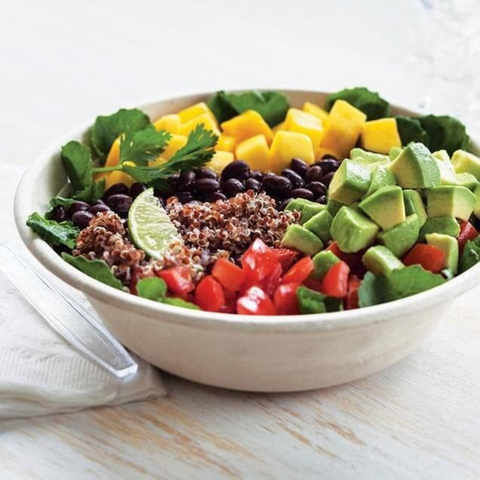 Chilli Oil and Mango Quinoa Bowl