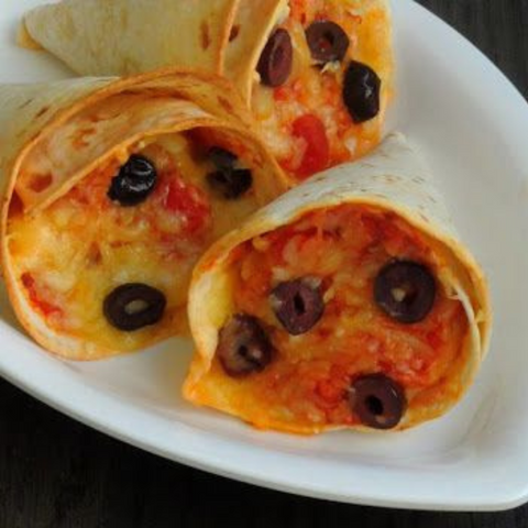 Hot Schezwan Pizza Cones