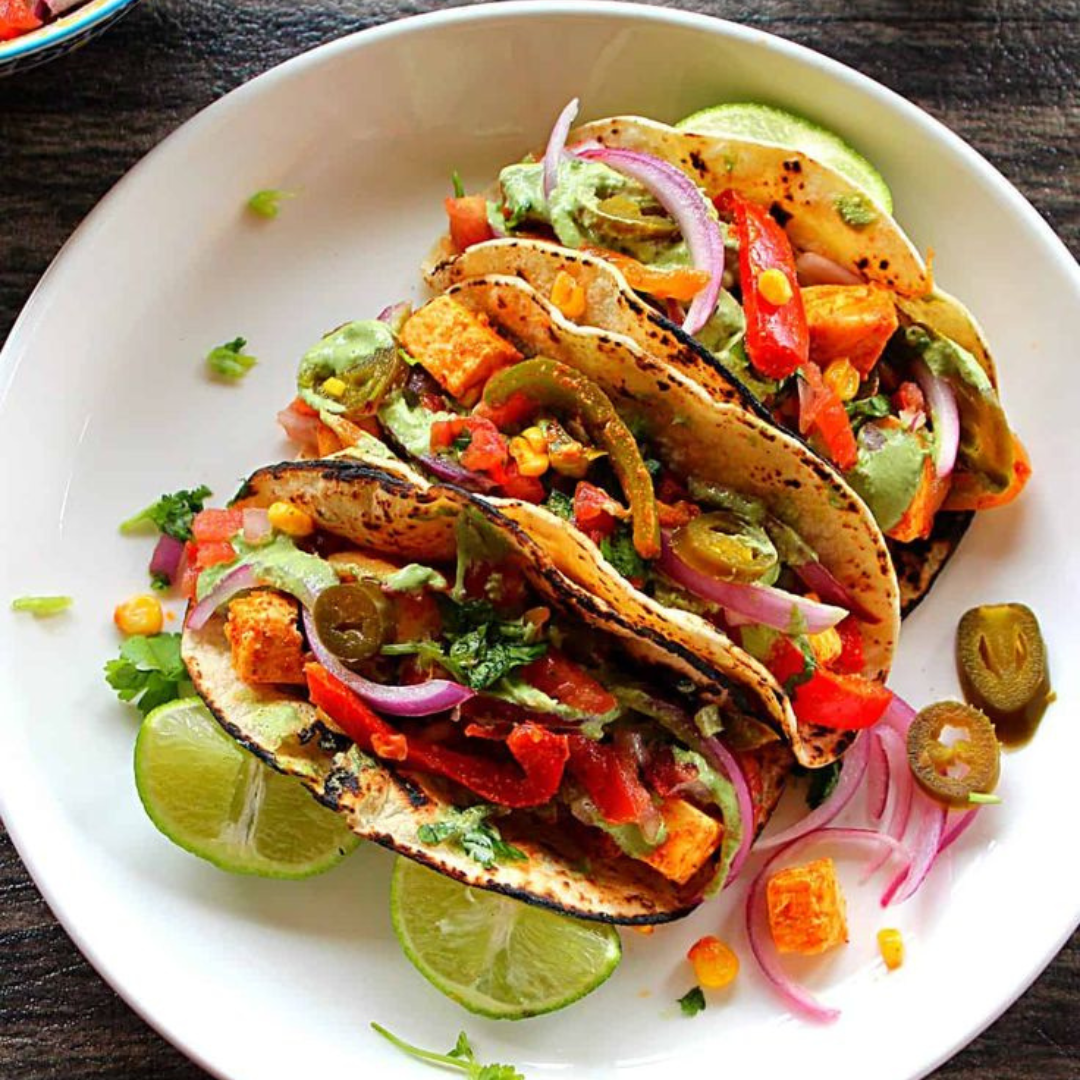 Spicy Paneer Tacos