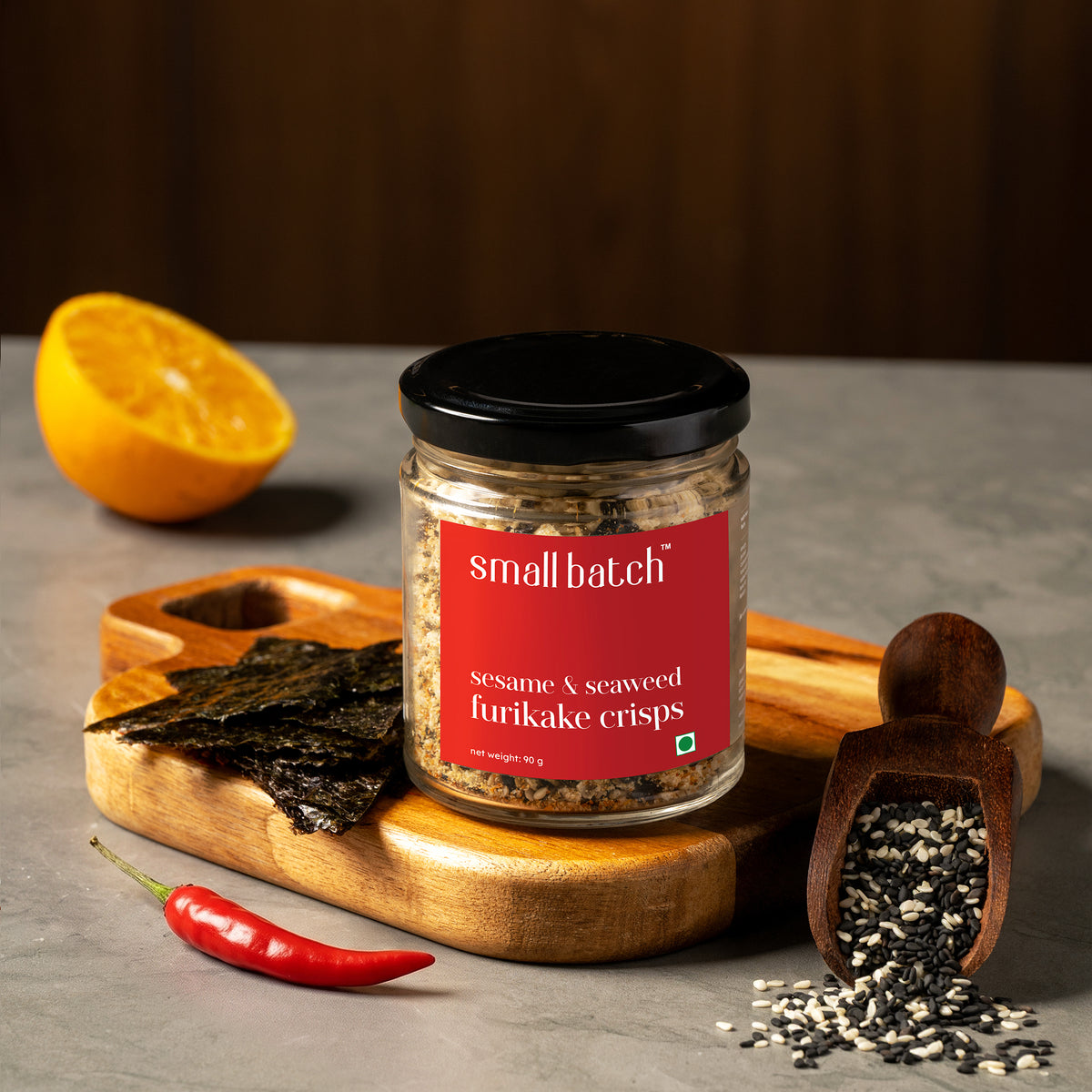 Sesame and Seaweed Furikake Crisps