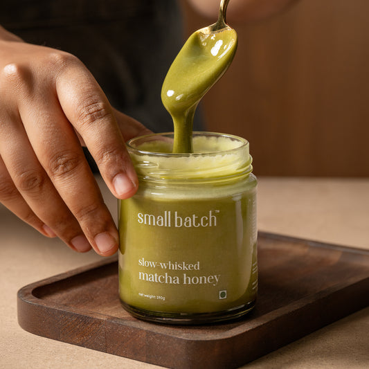 Slow-Whisked Matcha Honey