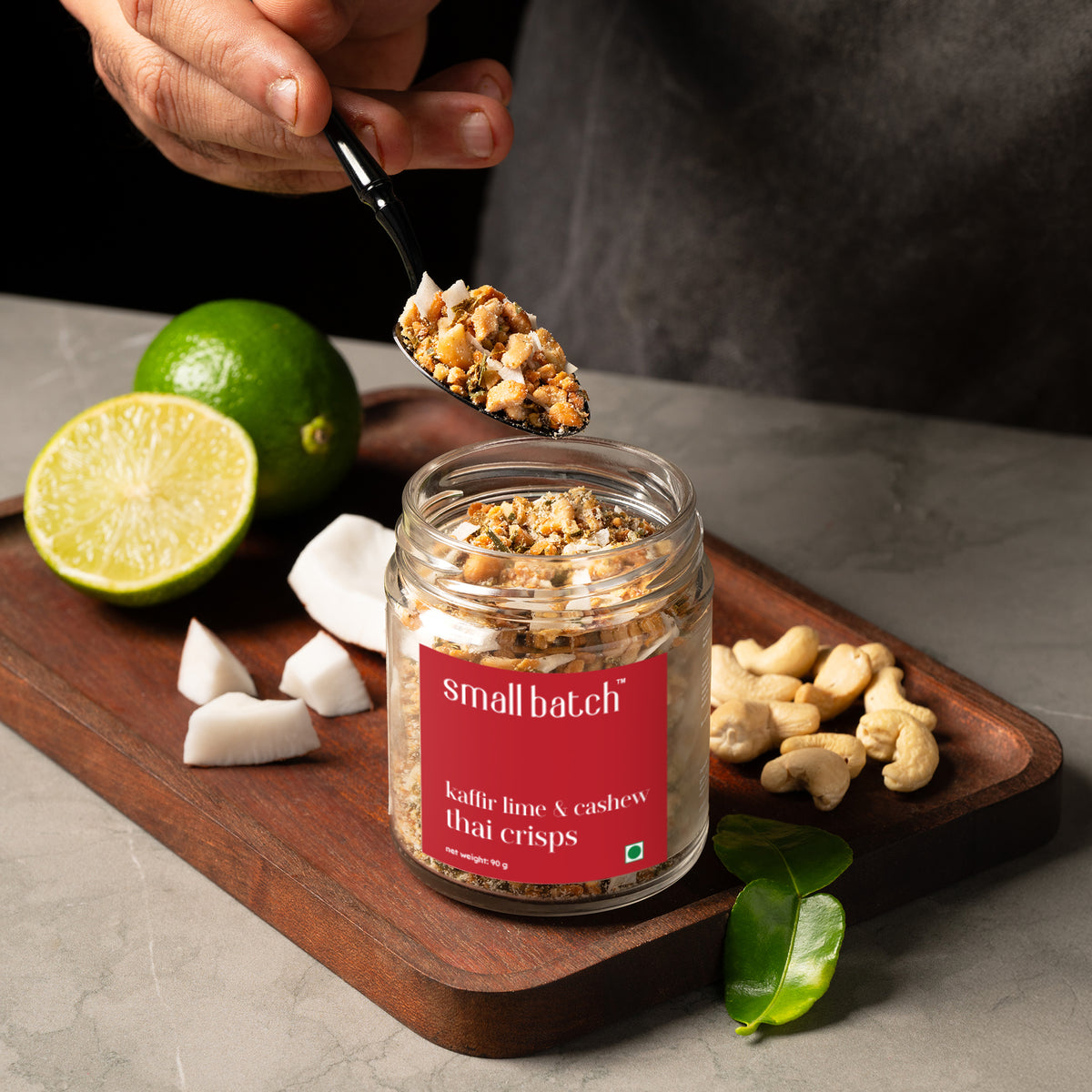Kaffir Lime & Cashew Thai Crisps