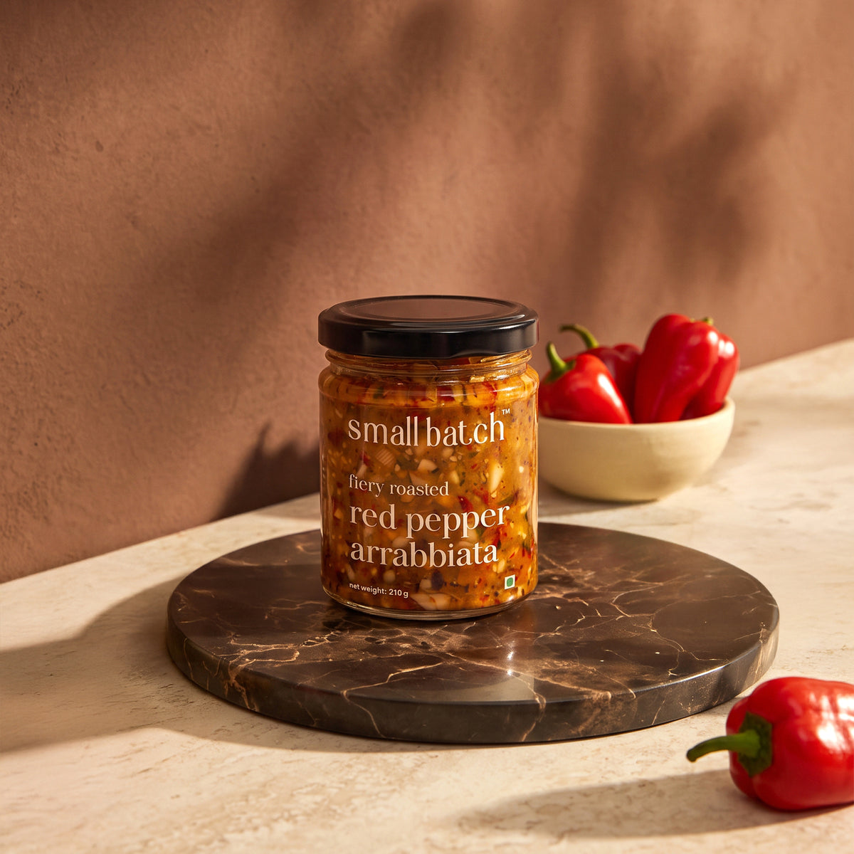Fiery Roasted Red Pepper Arrabbiata